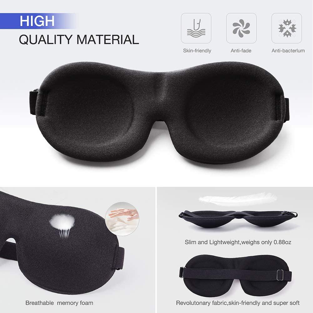 3-Pack: Blackout Eye Mask with Adjustable Strap __label2:BOGO 30% OFF __stock:100 Bedding refund_fee:800