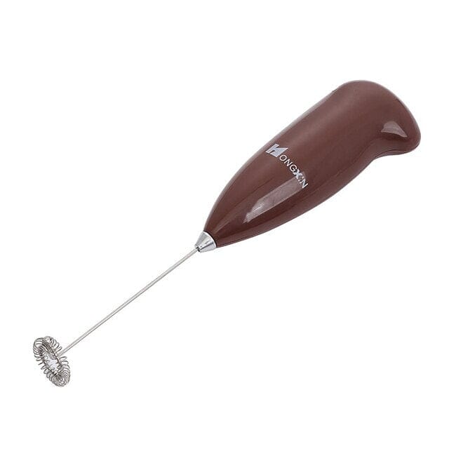 3-Pack: Electric Milk Frother Handheld Whisk Brown __stock:200 Kitchen & Dining refund_fee:800 Warranty