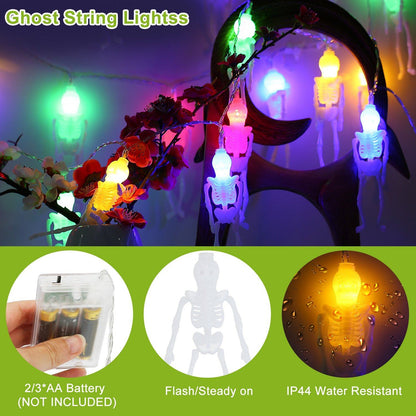 3-Pack: Halloween String Light Decorations Holiday Decor & Apparel refund_fee:1800 Warranty