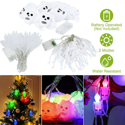 3-Pack: Halloween String Light Decorations Holiday Decor & Apparel refund_fee:1800 Warranty