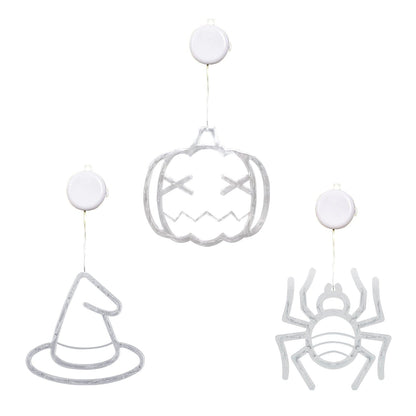 3-Pack: Halloween Window Light with Suction Cup Hanging Holes __stock:50 Holiday Decor & Apparel refund_fee:1200 Warranty