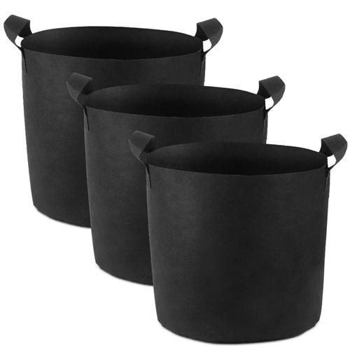 3-Pack: Planter Bags Breathable Planting Fabric Pots with Harvest Window __stock:50 Garden & Patio Low stock refund_fee:800