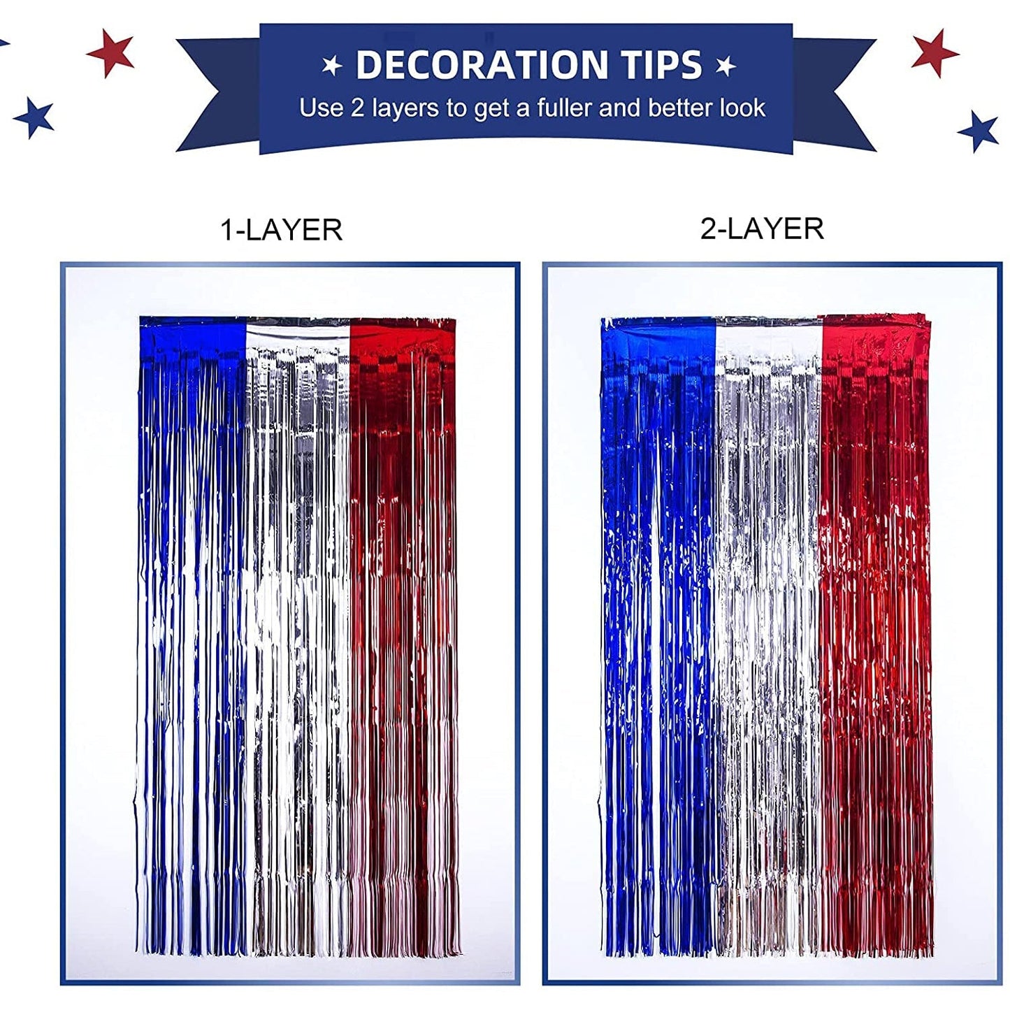 3-Pack: Tinsel Foil Fringe Curtains __stock:200 Holiday Decor & Apparel refund_fee:800