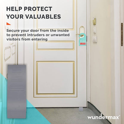 3-Pack: Wundermax Rubber Security Door Stoppers __stock:200 Home Improvement refund_fee:800