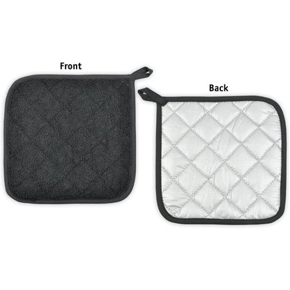 3-Piece: DII Basic Terry Collection Quilted 100% Cotton Potholder __stock:200 Kitchen & Dining refund_fee:800