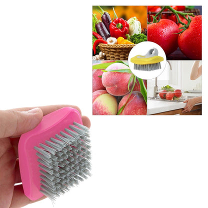 3-Piece: Fruit and Vegetable Brush Cleaner Scrubber with Soft Bristles __stock:250 Kitchen & Dining refund_fee:800