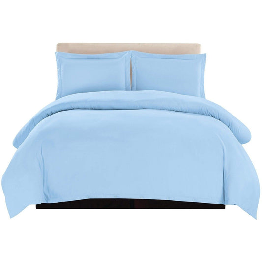 3-Piece: Lux Decor Collection Duvet Cover Set - Assorted Styles Queen Blue __label2:BOGO 30% OFF __stock:50 Bedding refund_fee:1200