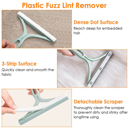 3-Piece: Portable Reusable Double Side Lint Remover __stock:50 Household Appliances Low stock refund_fee:800