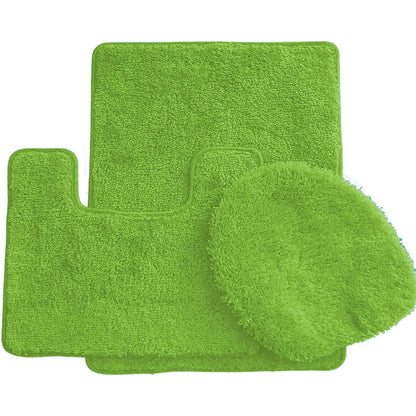 3-Piece Set: Ben&Jonah Elegant Bath Rug Set Lime Green __stock:50 Bath refund_fee:1200