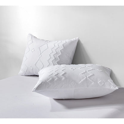 3-Piece Set: Bibb Home Tufted Clipped Duvet Cover __label2:BOGO 30% OFF __stock:300 Bedding refund_fee:1200