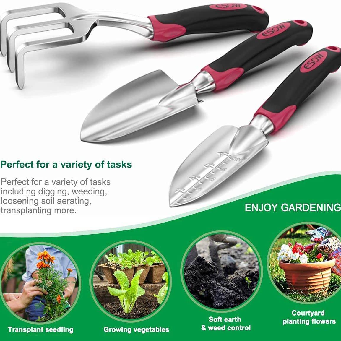 3-Piece Set: Cast-Aluminum Heavy Duty Gardening Kit Garden & Patio refund_fee:1200