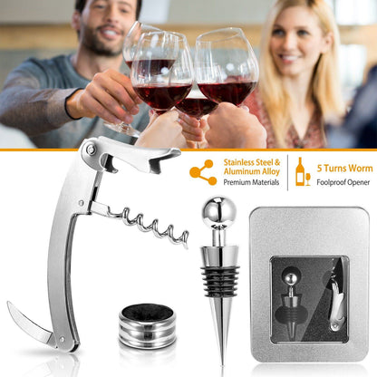 3-Piece Set: Corkscrew Bottle Opener Set __stock:600 Kitchen & Dining refund_fee:800