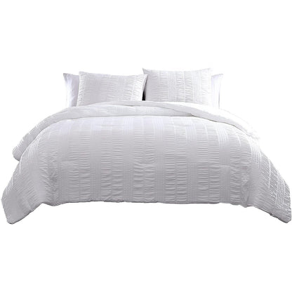 3-Piece Set: Elm Stripe Seersucker Bedding Collection __label2:BOGO 30% OFF __stock:250 Bedding refund_fee:1800