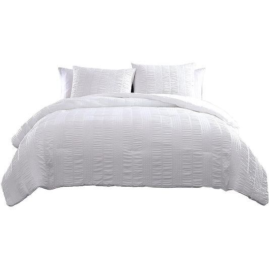 3-Piece Set: Elm Stripe Seersucker Bedding Collection __label2:BOGO 30% OFF __stock:250 Bedding refund_fee:1800