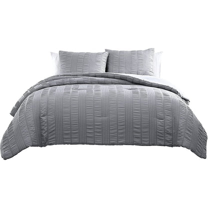 3-Piece Set: Elm Stripe Seersucker Bedding Collection __label2:BOGO 30% OFF __stock:250 Bedding refund_fee:1800