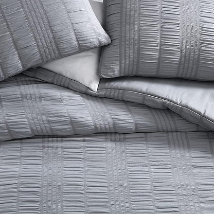 3-Piece Set: Elm Stripe Seersucker Bedding Collection __label2:BOGO 30% OFF __stock:250 Bedding refund_fee:1800