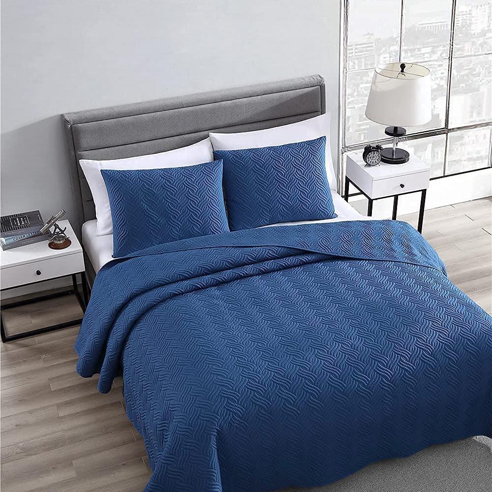 3-Piece Set: Embossed Quilted Comforter Set __label2:BOGO 30% OFF __stock:350 Bedding refund_fee:1800