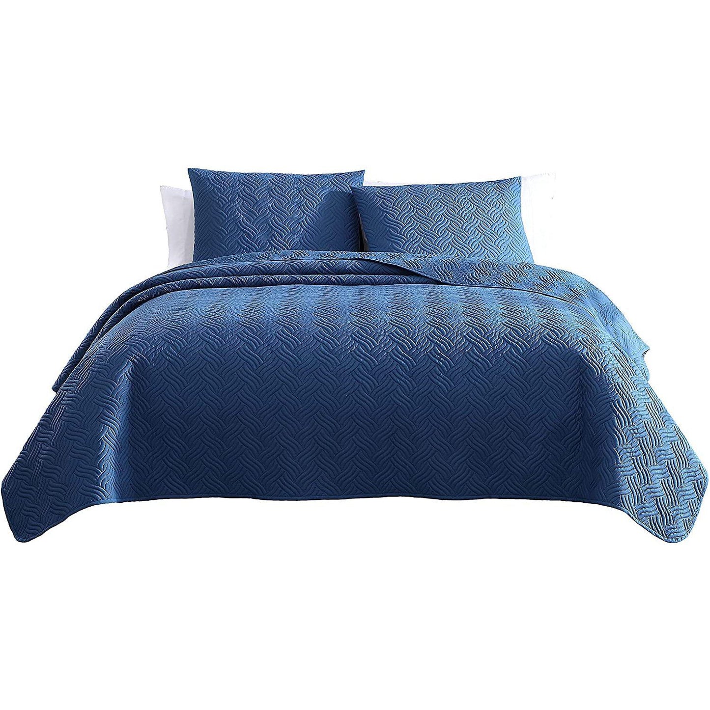 3-Piece Set: Embossed Quilted Comforter Set __label2:BOGO 30% OFF __stock:350 Bedding refund_fee:1800