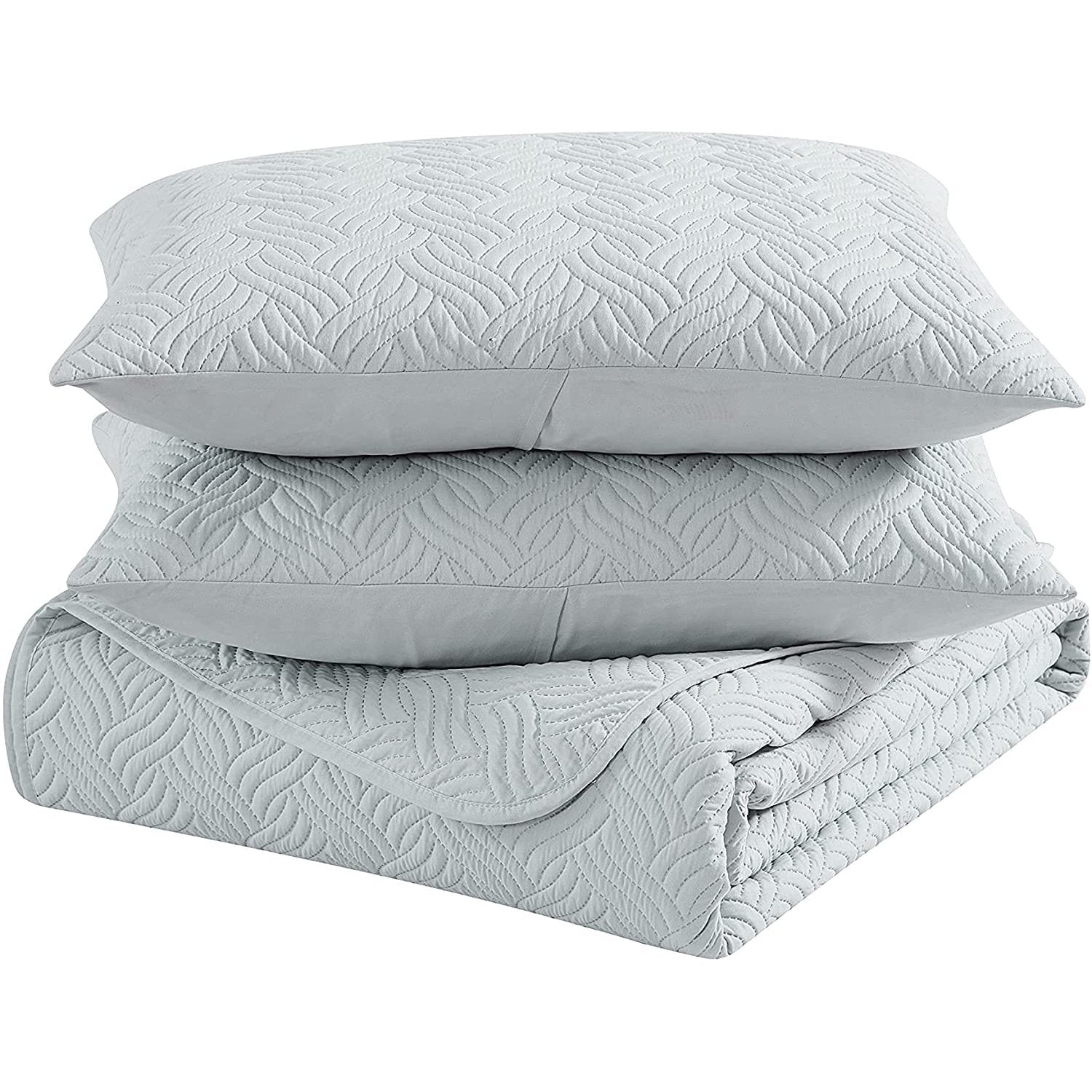 3-Piece Set: Embossed Quilted Comforter Set __label2:BOGO 30% OFF __stock:350 Bedding refund_fee:1800