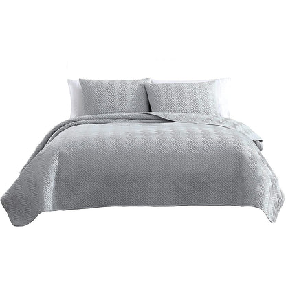 3-Piece Set: Embossed Quilted Comforter Set __label2:BOGO 30% OFF __stock:350 Bedding refund_fee:1800