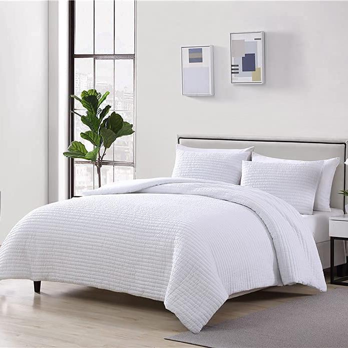 3-Piece Set: Palm Comforter Set White __label2:BOGO 30% OFF __stock:250 Bedding refund_fee:1800