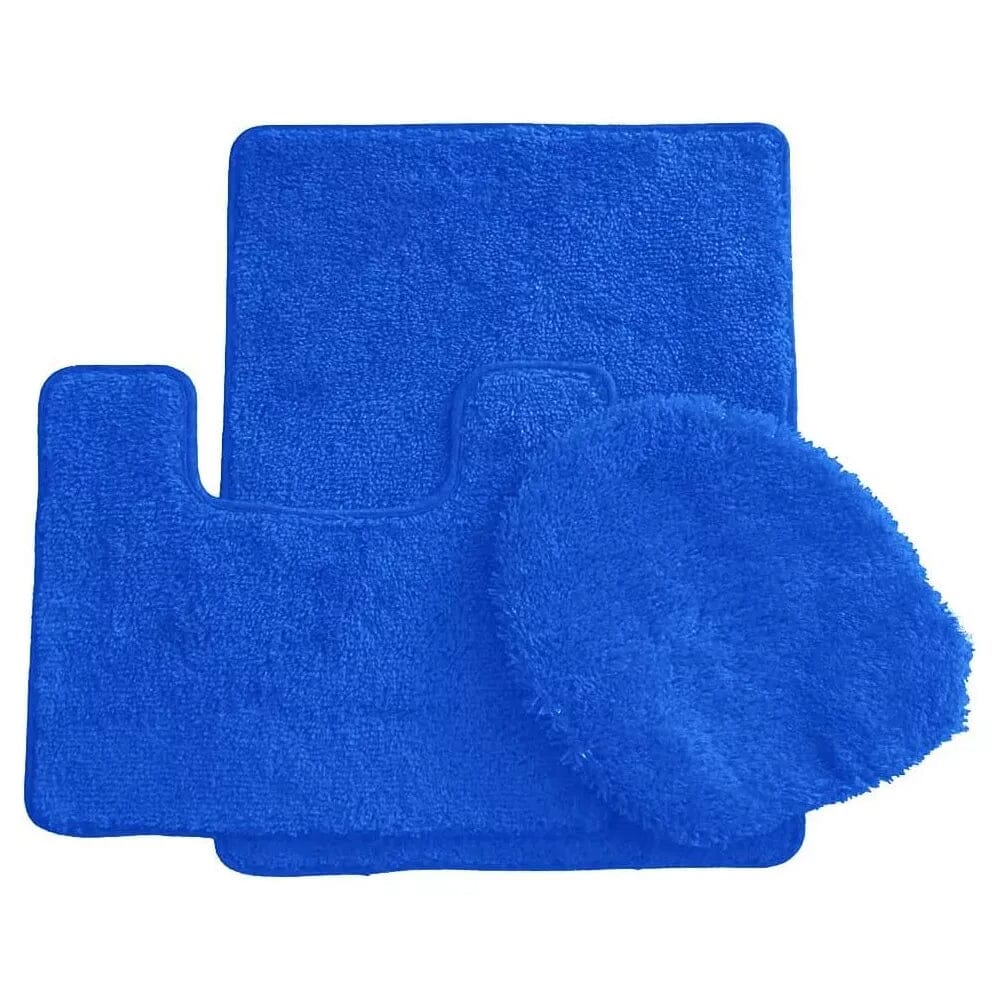 3-Piece Set: Simple Elegance by Ben&Jonah Bath Rug Blue __stock:100 Bath refund_fee:1200 show-color-swatches