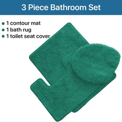 3-Piece Set: Simple Elegance by Ben&Jonah Bath Rug __stock:100 Bath refund_fee:1200 show-color-swatches