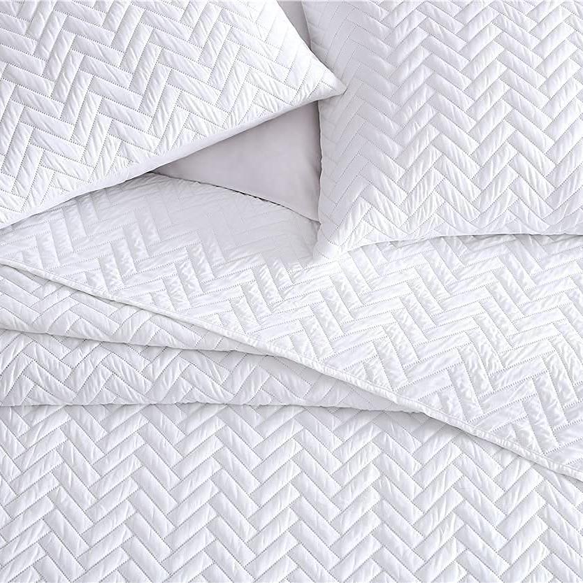 3-Piece: The Nesting Company Birch Bedding Collection Embossed Quilt Coverlet Bedspread Set __label2:BOGO 30% OFF __stock:350 Bedding refund_fee:1800