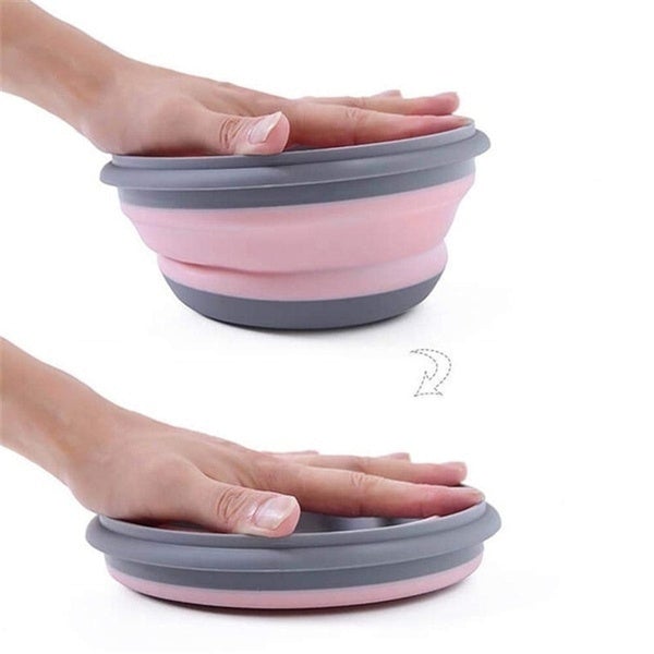 3-Pieces: Folding Camping Bowl Set __stock:200 Kitchen & Dining refund_fee:800