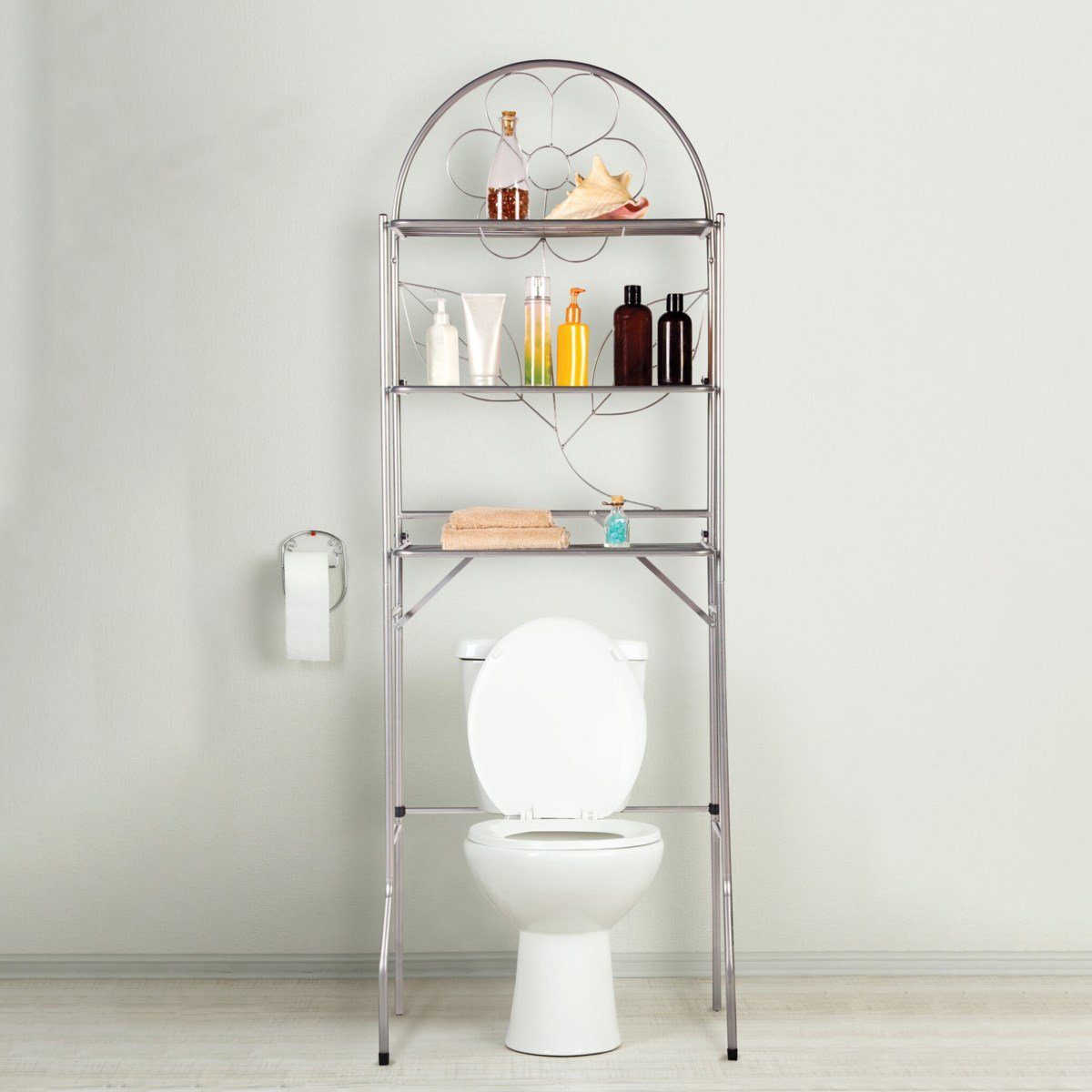 3 Shelf Over the Toilet Bathroom Space Saver __stock:200 Bath refund_fee:2200 show-color-swatches