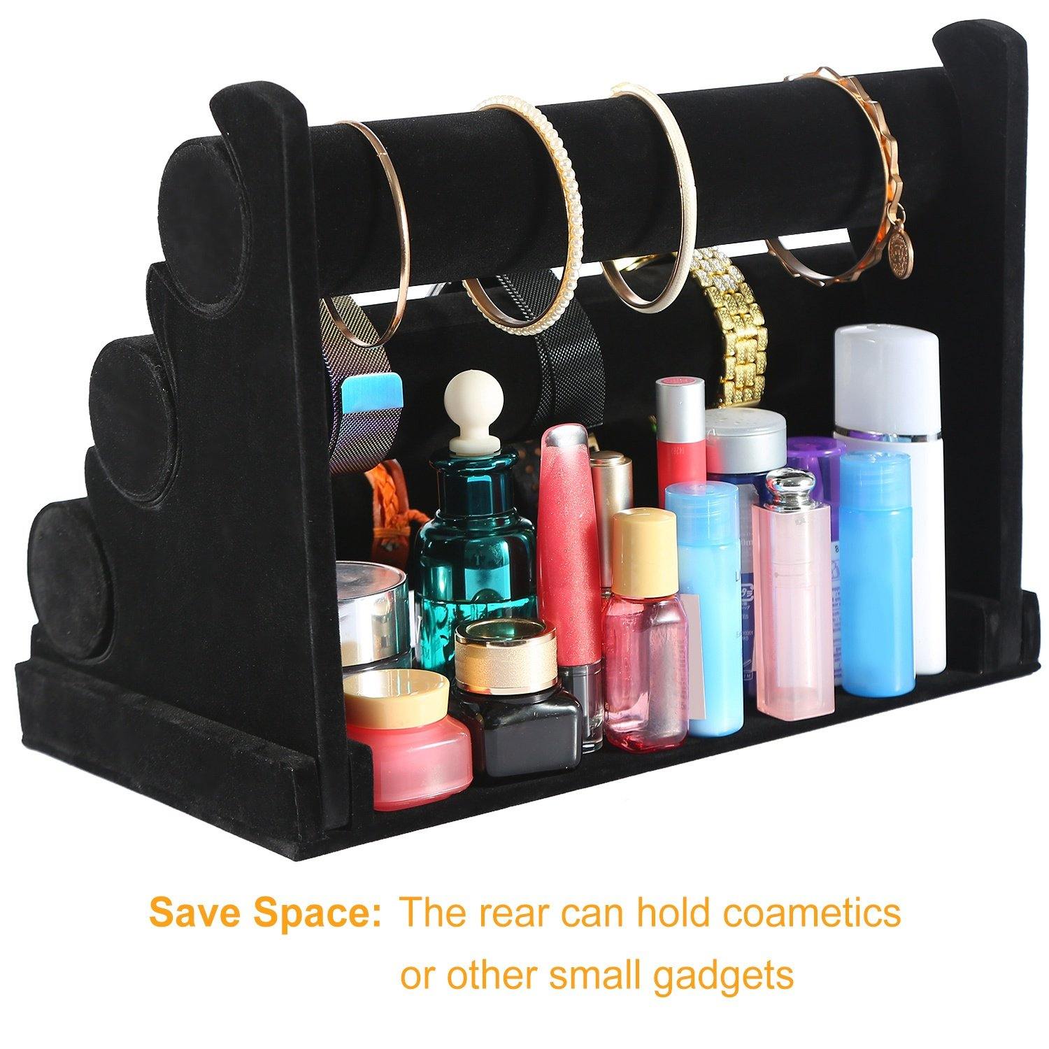 3-Tier Velvet Jewelry Stand Closet & Storage refund_fee:1200