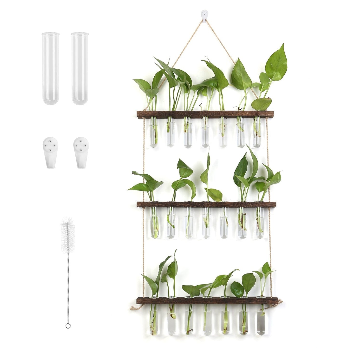 3-Tier Wall Hanging Glass Tube Planter __stock:50 Garden & Patio refund_fee:1200