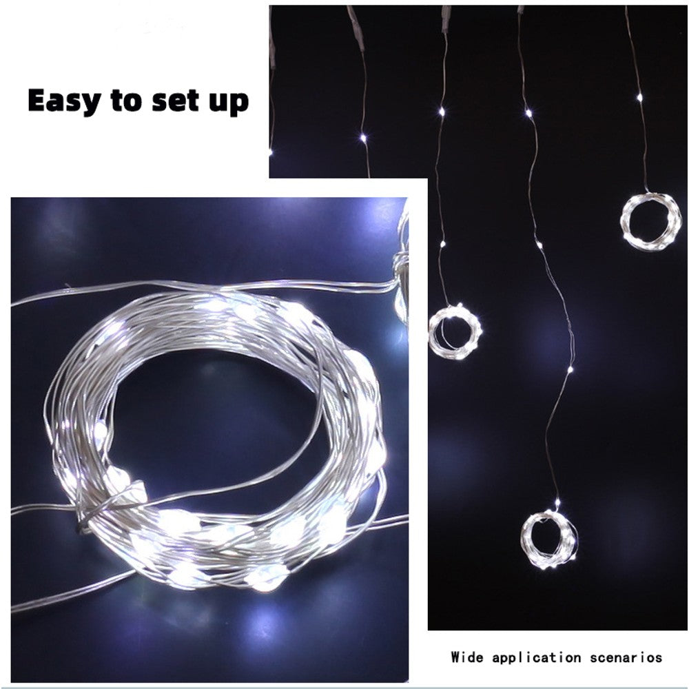 300 LED 8 Mode Indoor/Outdoor String Lights with Remote __stock:500 refund_fee:800 String & Fairy Lights Warranty