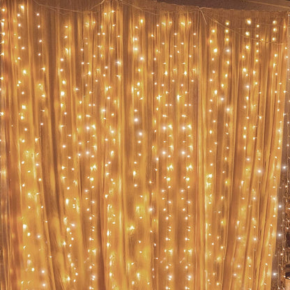 300 LED 8 Mode Indoor/Outdoor String Lights with Remote __stock:500 refund_fee:800 String & Fairy Lights Warranty