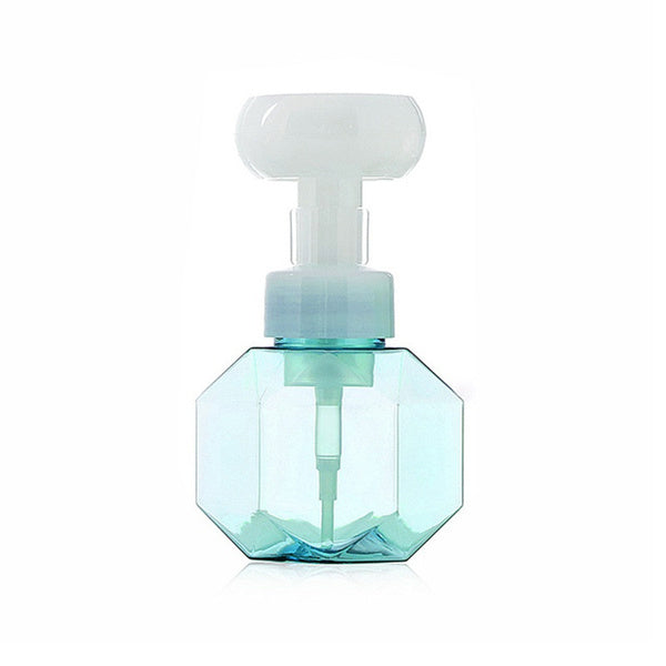 300 ML Flower Shape Liquid Soap Dispenser Blue __stock:200 Bath refund_fee:800