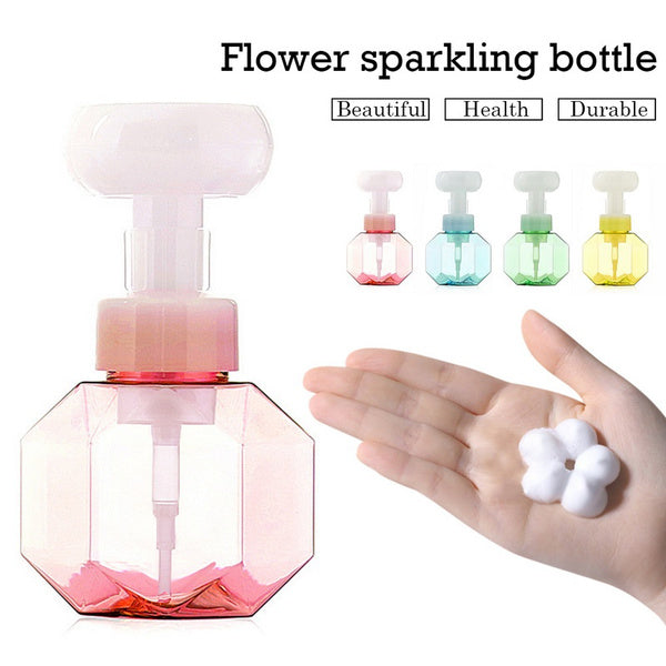 300 ML Flower Shape Liquid Soap Dispenser __stock:200 Bath refund_fee:800