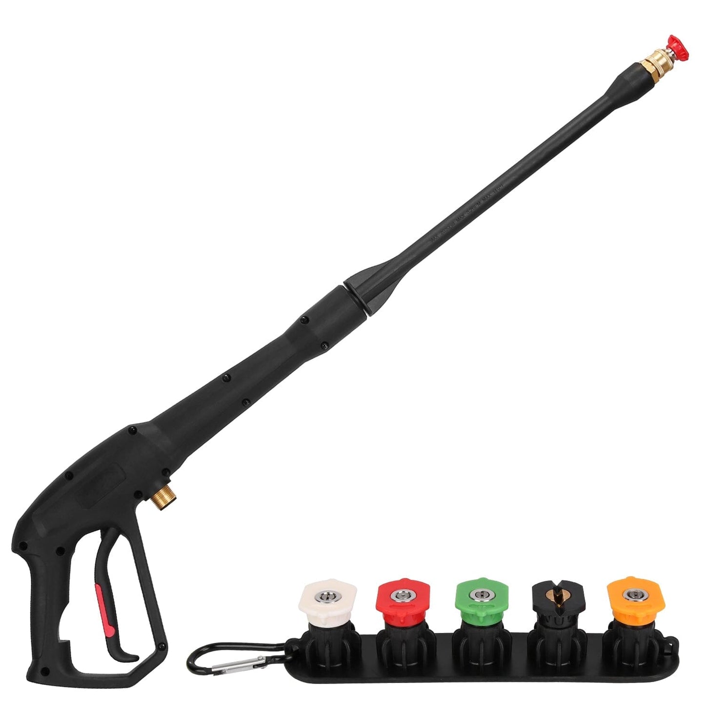 3000PSI Pressure Washer Gun Car Foam Sprayer with Jet Wand 5 Nozzle Tips M22-14 Connector __stock:50 Garden & Patio Low stock refund_fee:1200