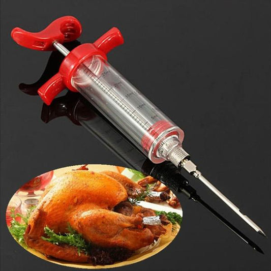 30ml BBQ Meat Marinade Sauce Seasoning Syringe Injector Kitchen & Dining refund_fee:800