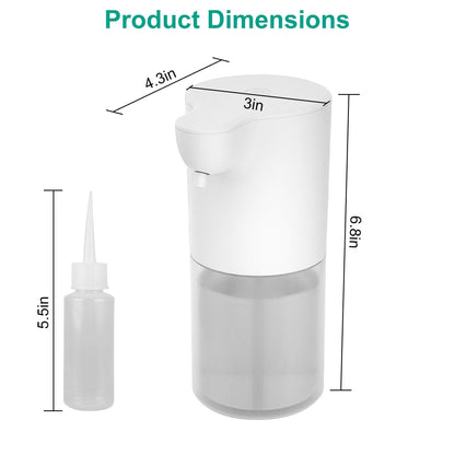 350ml Automatic Foam Soap Dispenser Rechargeable Touchless __stock:50 Bath Low stock refund_fee:1200 Warranty