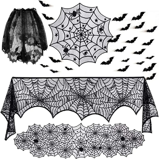 36-Piece Set: Halloween Decoration Set __stock:200 Holiday Decor & Apparel refund_fee:800