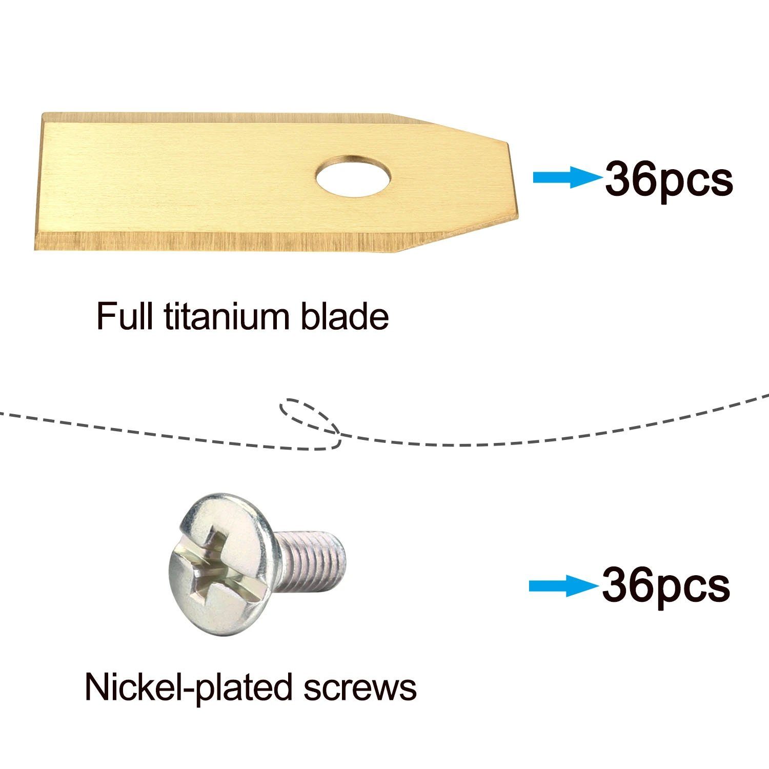 36-Pieces: Replacement Lawn Mower Blade Garden & Patio Low stock refund_fee:800