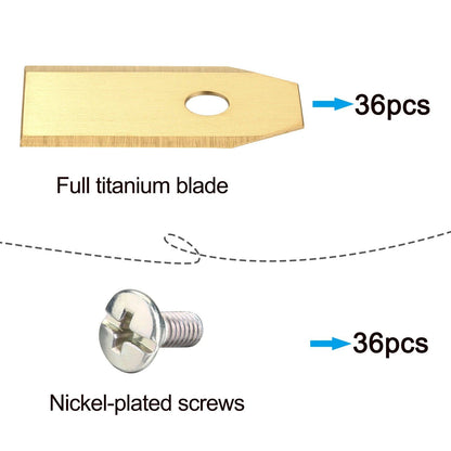 36-Pieces: Replacement Lawn Mower Blade Garden & Patio Low stock refund_fee:800