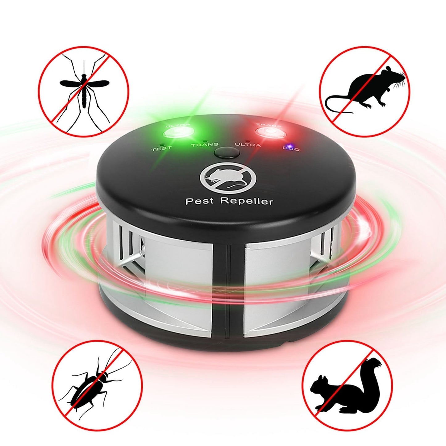 360° Ultrasonic Pest Repeller Electronic Plug-in Pest Control __stock:100 Pest Control refund_fee:1200 Warranty