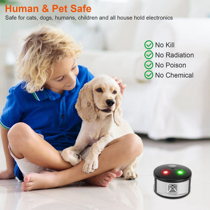 360° Ultrasonic Pest Repeller Electronic Plug-in Pest Control __stock:100 Pest Control refund_fee:1200 Warranty