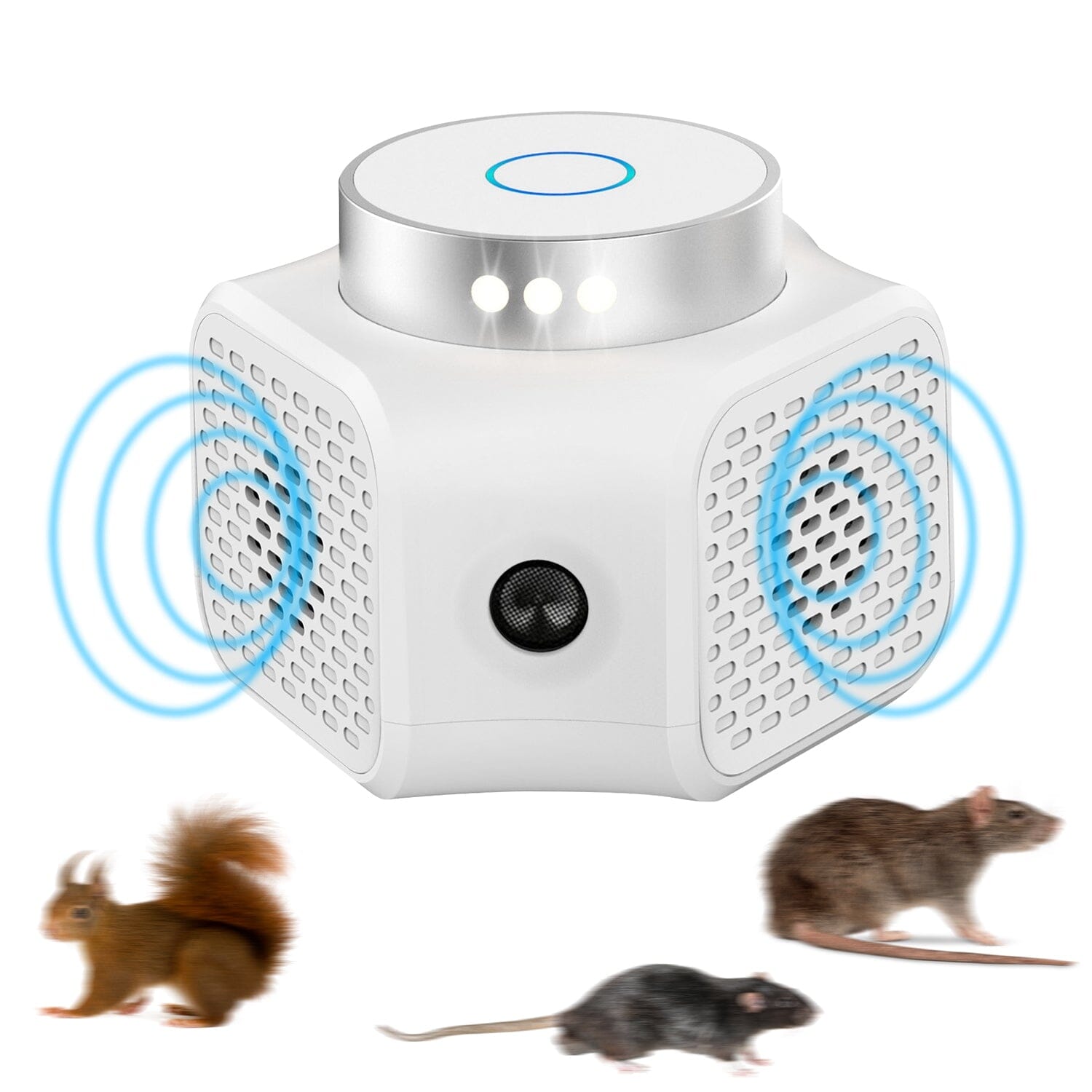 360° Ultrasonic Rodent Chaser Electronic Plug-in Mouse Control __stock:50 Pest Control refund_fee:1200 Warranty