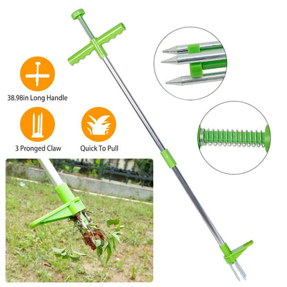 38.98" Weed Puller Twister Stand Up Root Removal Garden & Patio refund_fee:1200