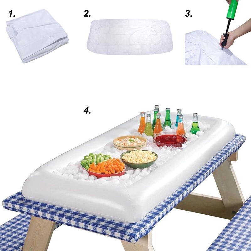 Inflatable Beer Drink Tray BBQ Picnic Pool kitchen Kitchen & Dining