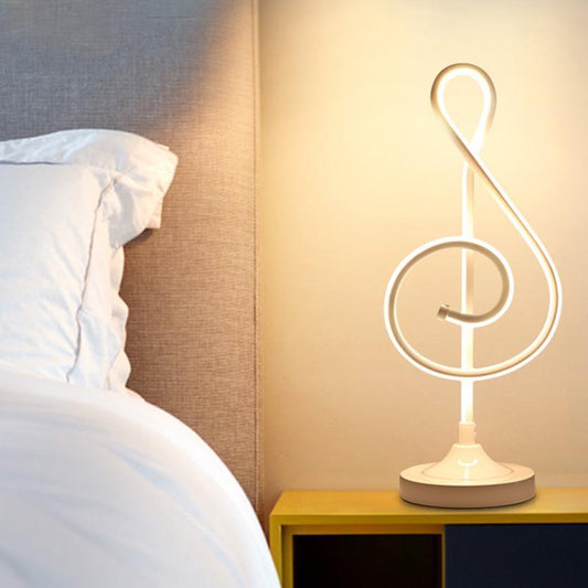 Musical Note Lamp Bedding smart home