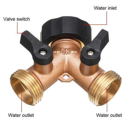 Garden Two-Way All Copper Ball Valve Garden & Patio hand tools