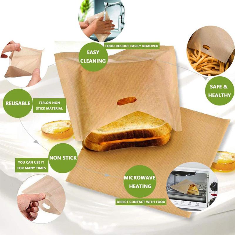 🎄Xmas sale-50% OFF🔥Reusable Toaster Bag (5 PCS) kitchen Kitchen & Dining